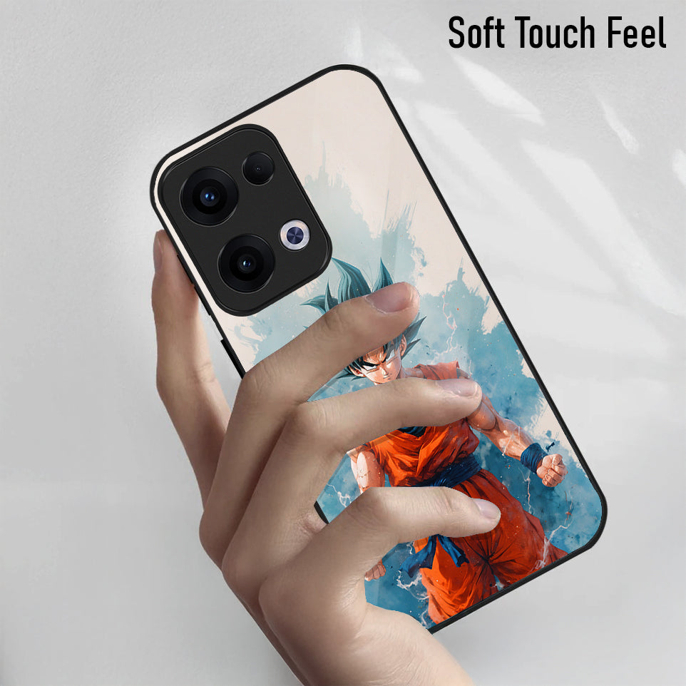 Oppo Reno 13 5G Premium Acrylic Shockproof Glass Back Case (Limitless)