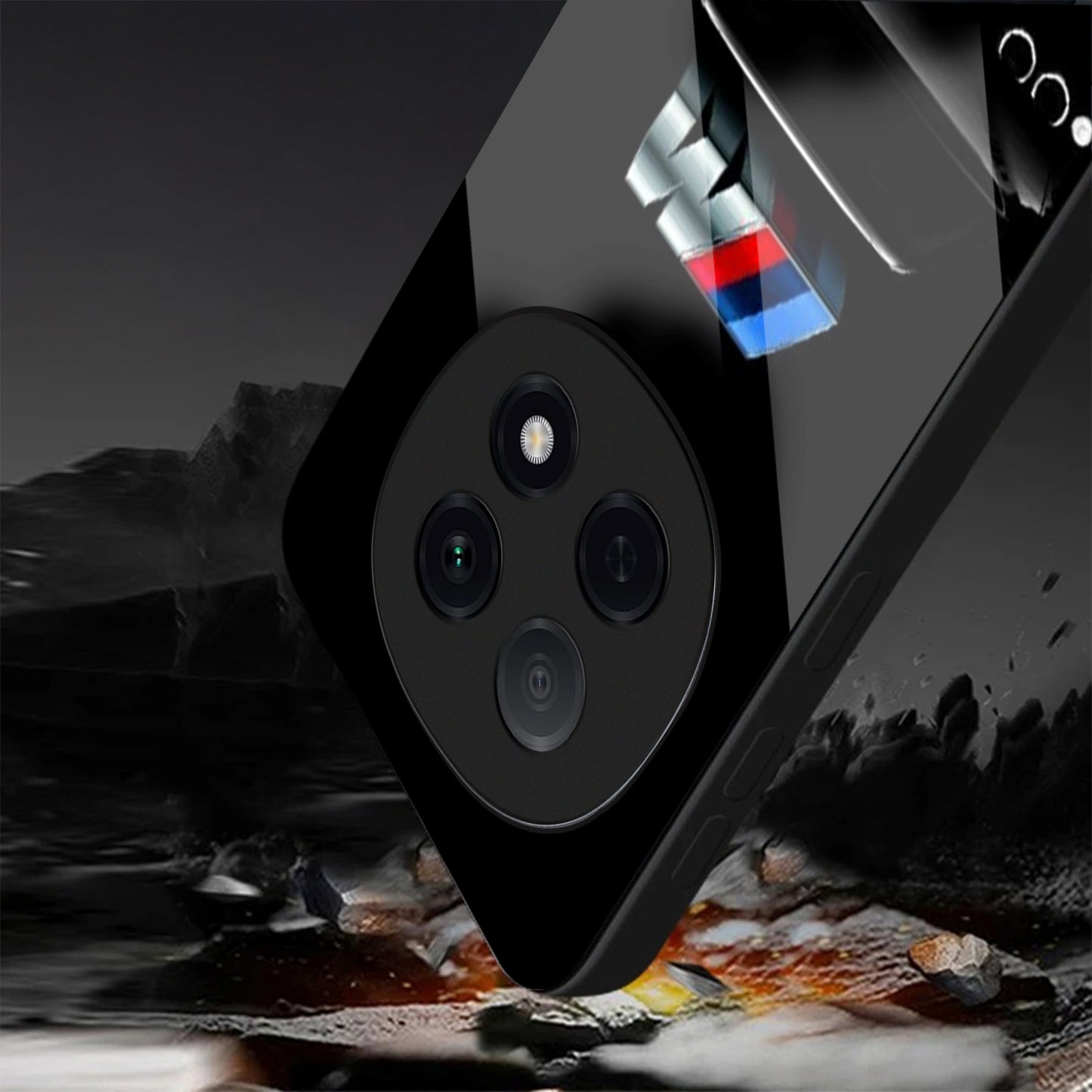 OPPO F29 Pro 5G Premium Acrylic Shockproof Glass Back Case (Motorsport Edition)