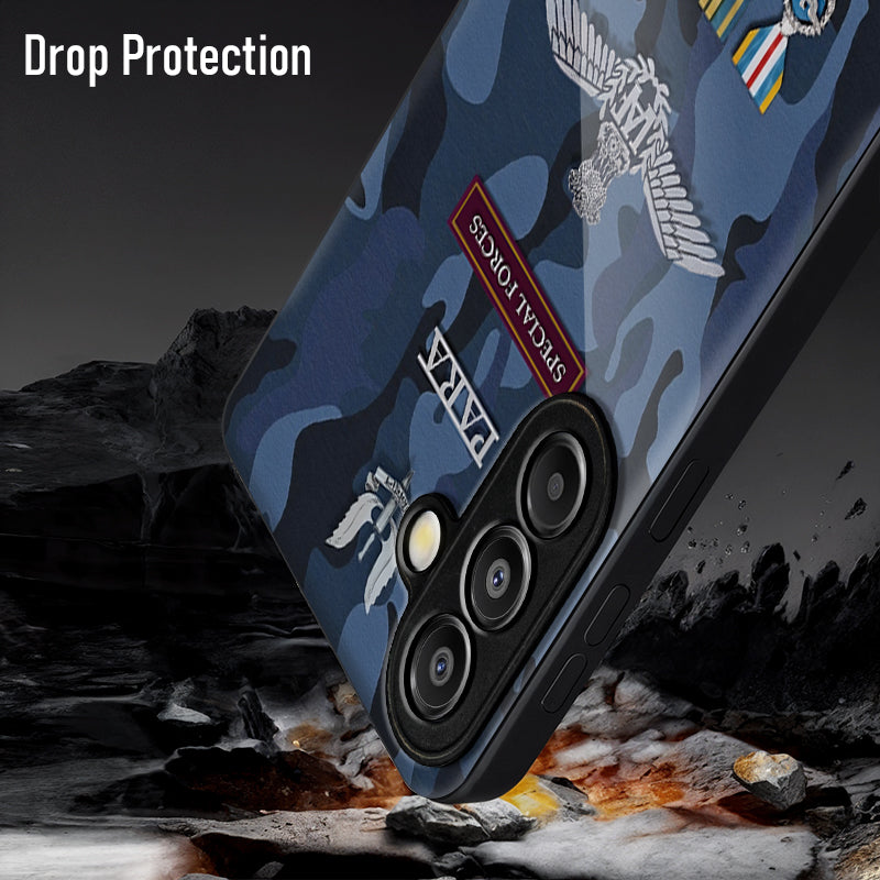Samsung Galaxy A56 5G Premium Acrylic Shockproof Glass Back Case (Special Forces)