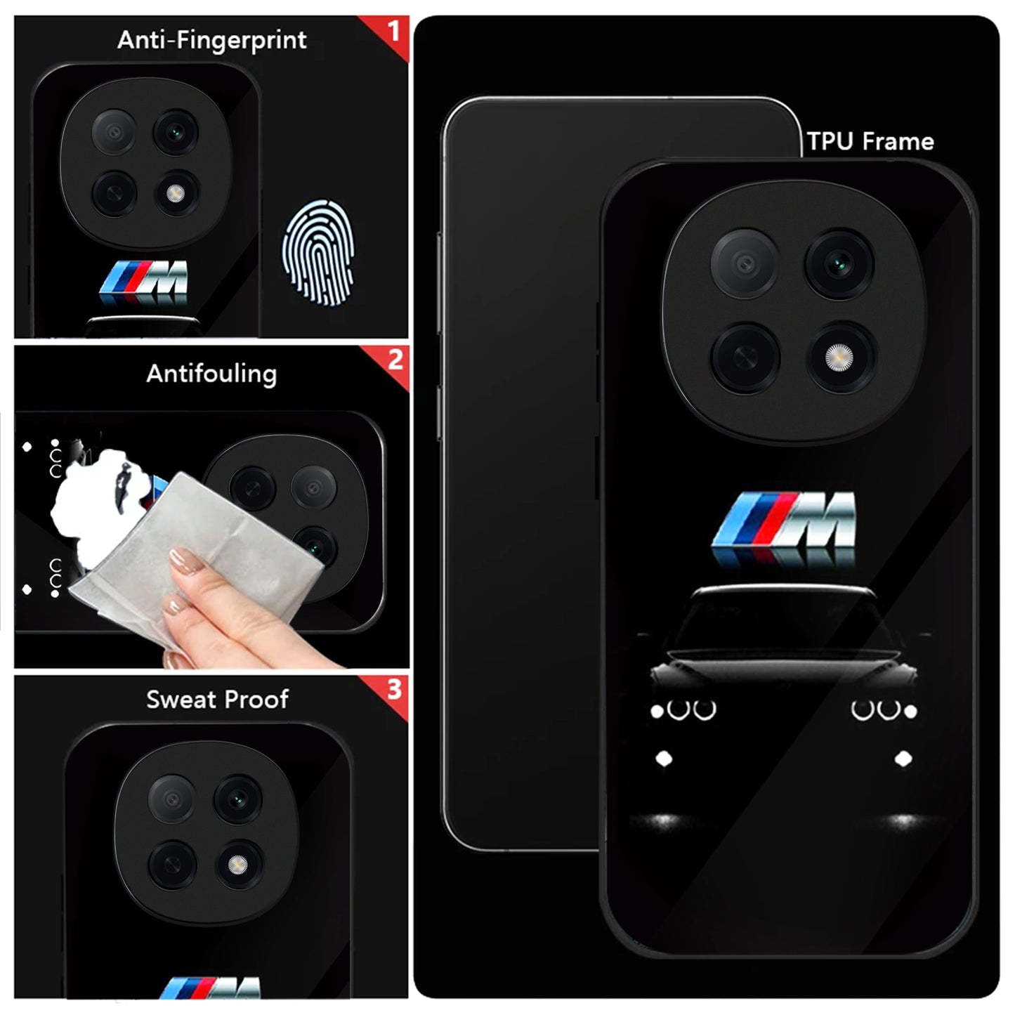 OPPO F29 Pro 5G Premium Acrylic Shockproof Glass Back Case (Motorsport Edition)