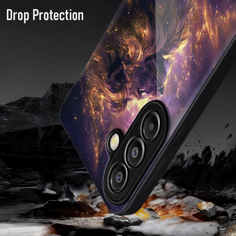 Samsung Galaxy A56 Premium Acrylic Shockproof Glass Back Case (GalaxRoar)