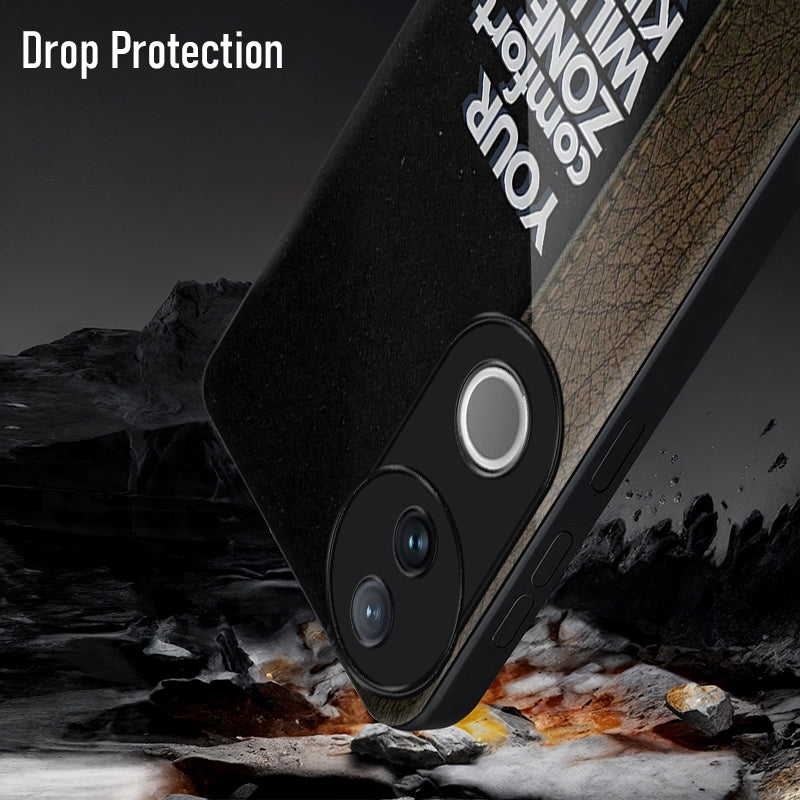 Vivo V50 5G Premium Acrylic Shockproof Glass Back Case (Comfort Zone)