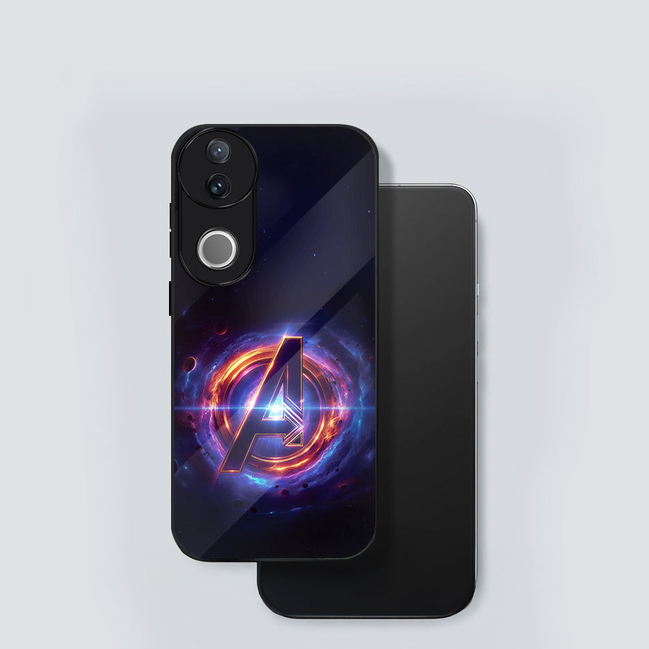 Vivo V50 5G Premium Acrylic Shockproof Glass Back Case (Endgame Impact)