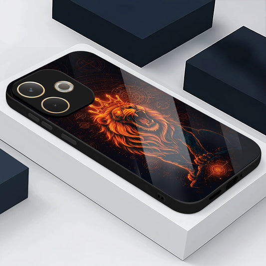 Oppo A5 Pro 5G Premium Acrylic Shockproof Glass Back Case (King of Cosmos)