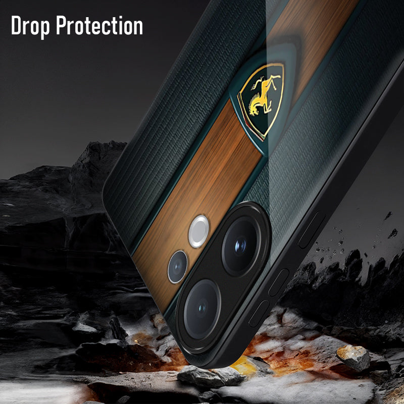 Vivo V60 5G Premium Acrylic Shockproof Glass Back Case (Royal Roadster)