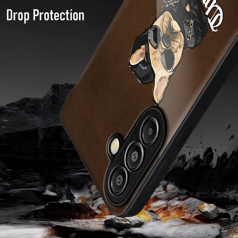 Samsung Galaxy A56 Premium Acrylic Shockproof Glass Back Case (Thug Life)