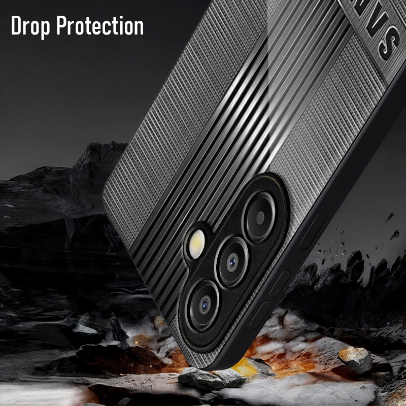 Samsung Galaxy A56 Premium Acrylic Shockproof Glass Back Case (BlackAura)