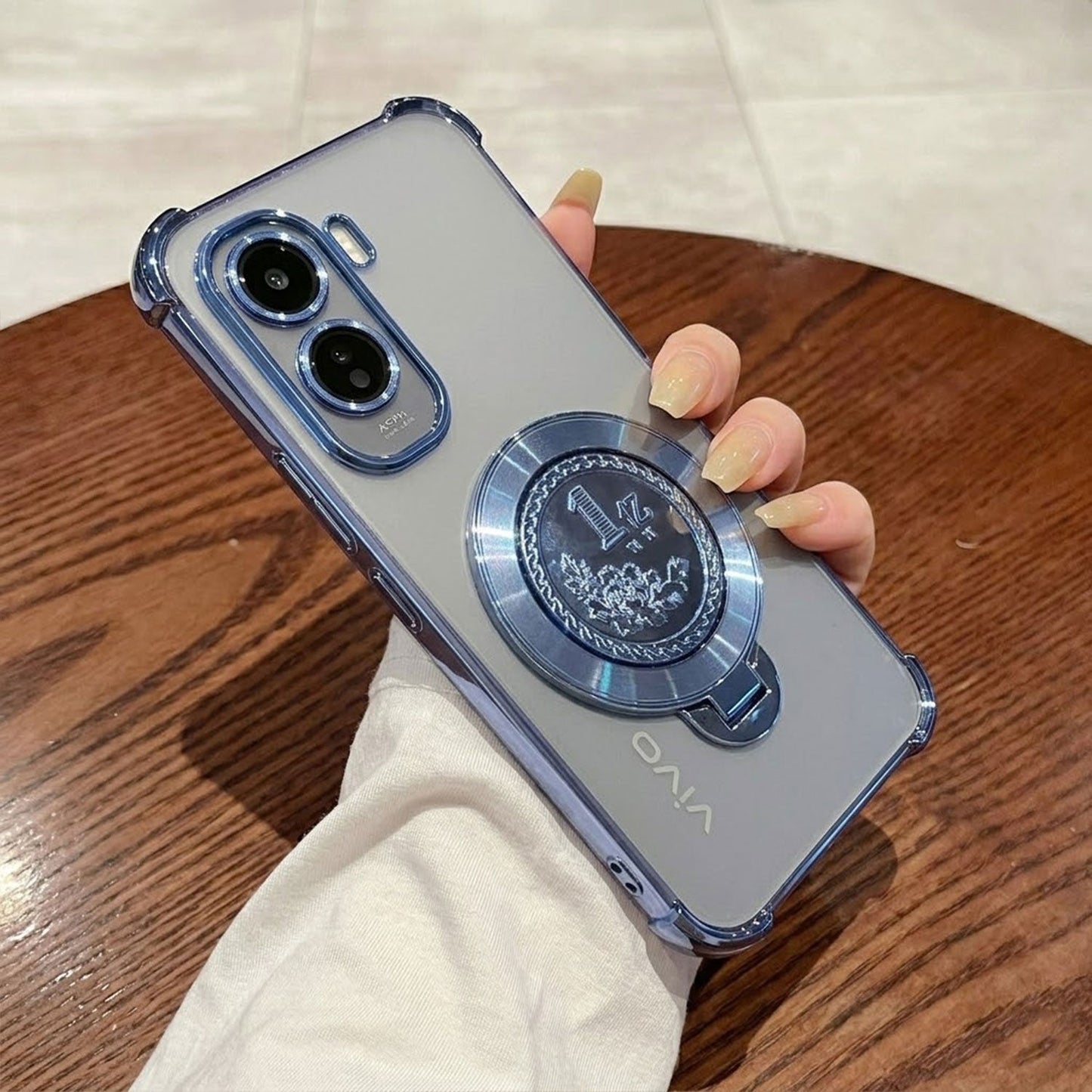 Vivo T5 Pro 5G Premium Billion Wheel Rotating Shockproof Airbags Case