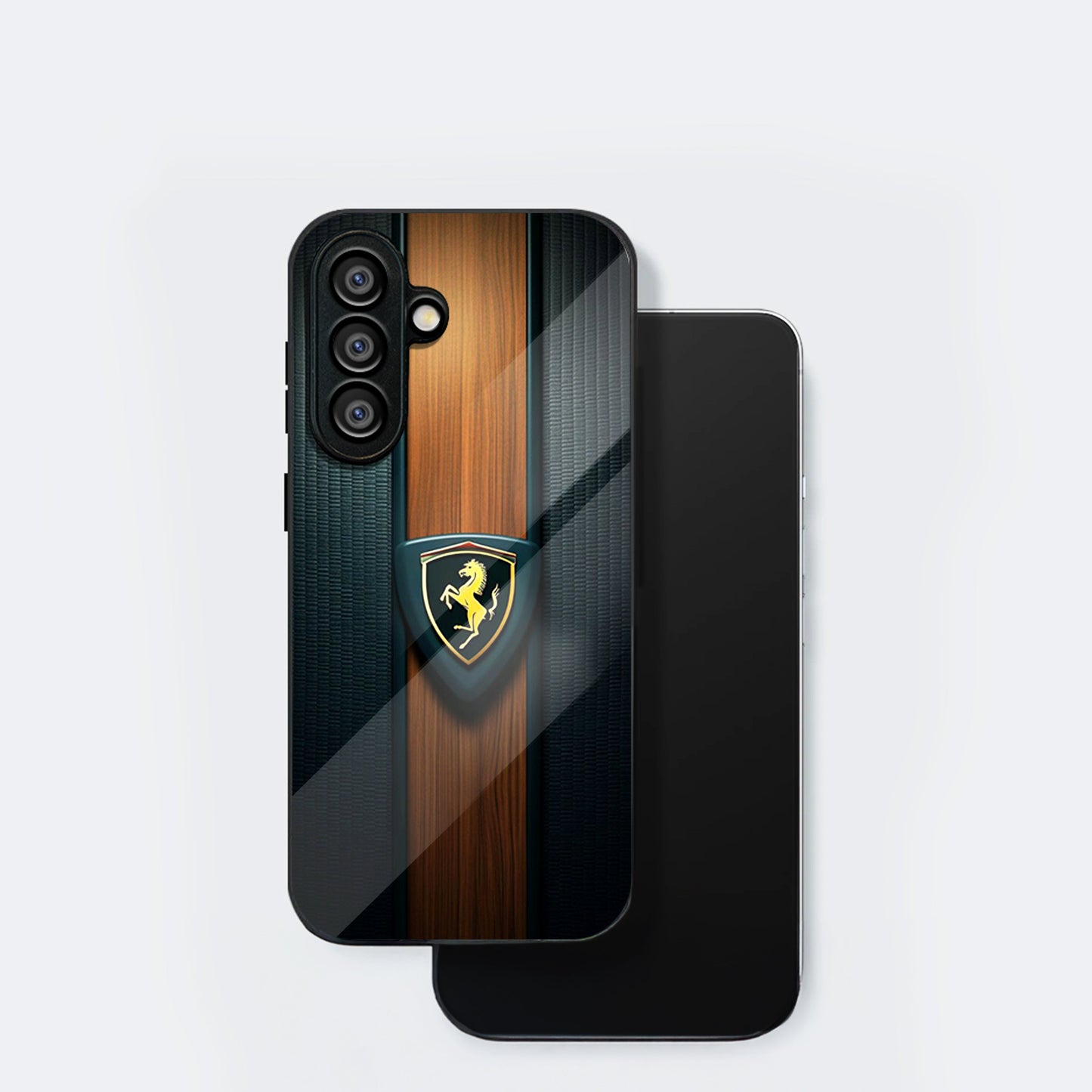 Samsung Galaxy A56 5G Premium Acrylic Shockproof Glass Back Case (Royal Roadster)