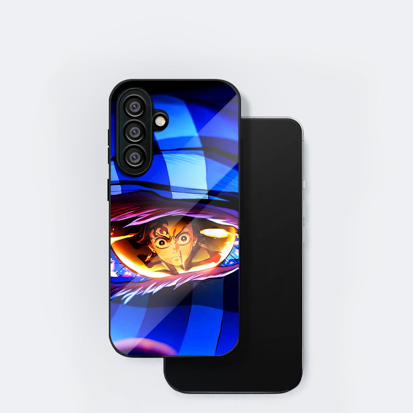 Samsung Galaxy A56 Premium Acrylic Shockproof Glass Back Case (Epic Battle)