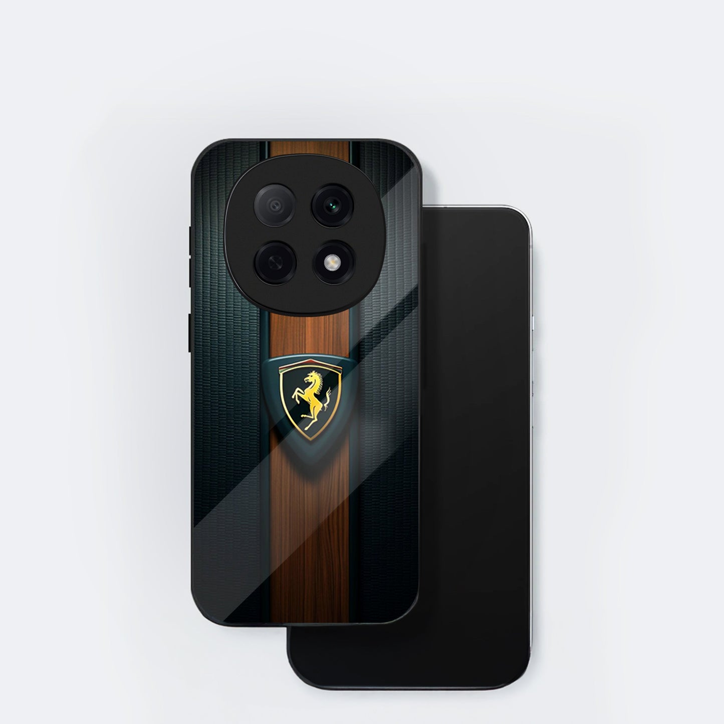 OPPO F29 Pro 5G Premium Acrylic Shockproof Glass Back Case (Royal Roadster)