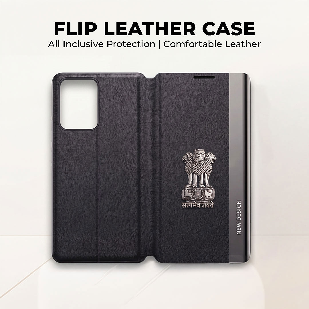 Oppo A3 Pro 5G Satyamev Jayate Flip Leather Case