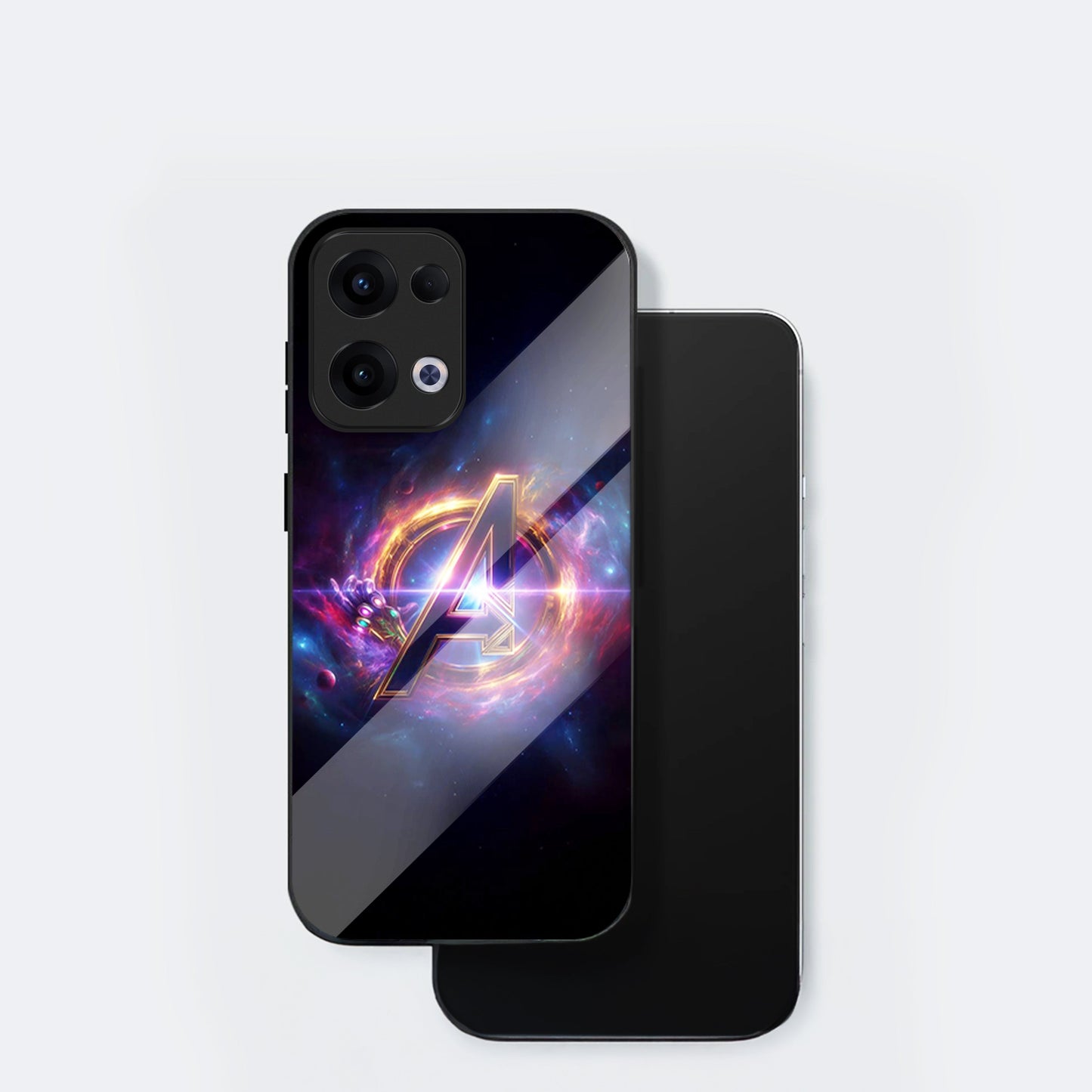 Oppo Reno 13 5G Premium Acrylic Shockproof Glass Back Case (Endgame Impact)