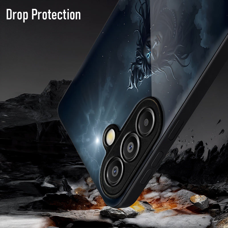 Samsung Galaxy A36 Premium Acrylic Shockproof Glass Back Case (DivineEnergy)