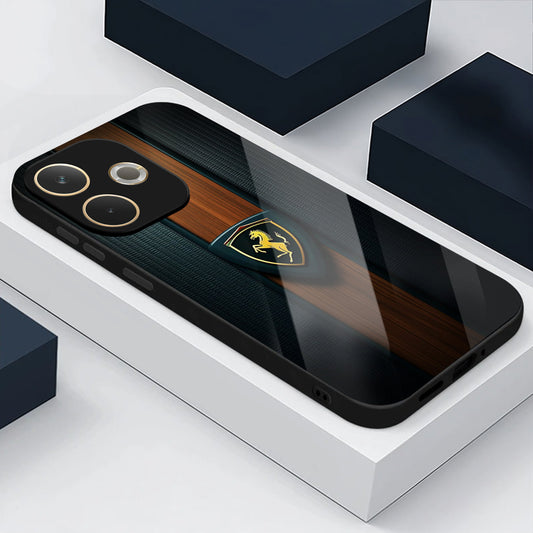 Oppo A5 Pro 5G Premium Acrylic Shockproof Glass Back Case (Royal Roadster)