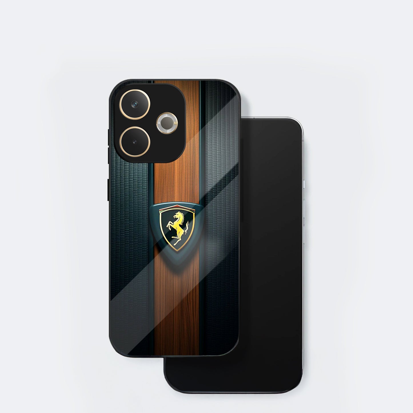 Oppo A5 Pro 5G Premium Acrylic Shockproof Glass Back Case (Royal Roadster)