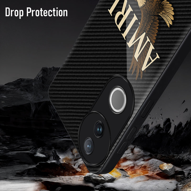 Vivo V50 5G Premium Acrylic Shockproof Glass Back Case (Amiri Case)