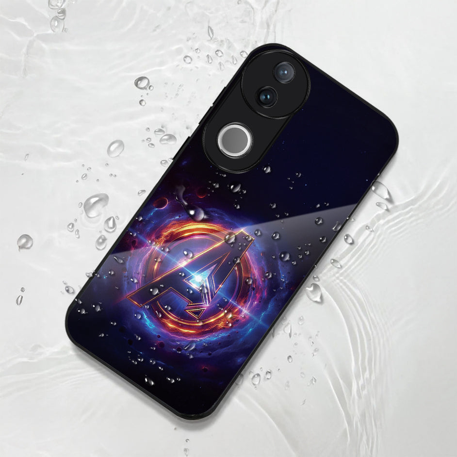 Vivo V50 5G Premium Acrylic Shockproof Glass Back Case (Endgame Impact)