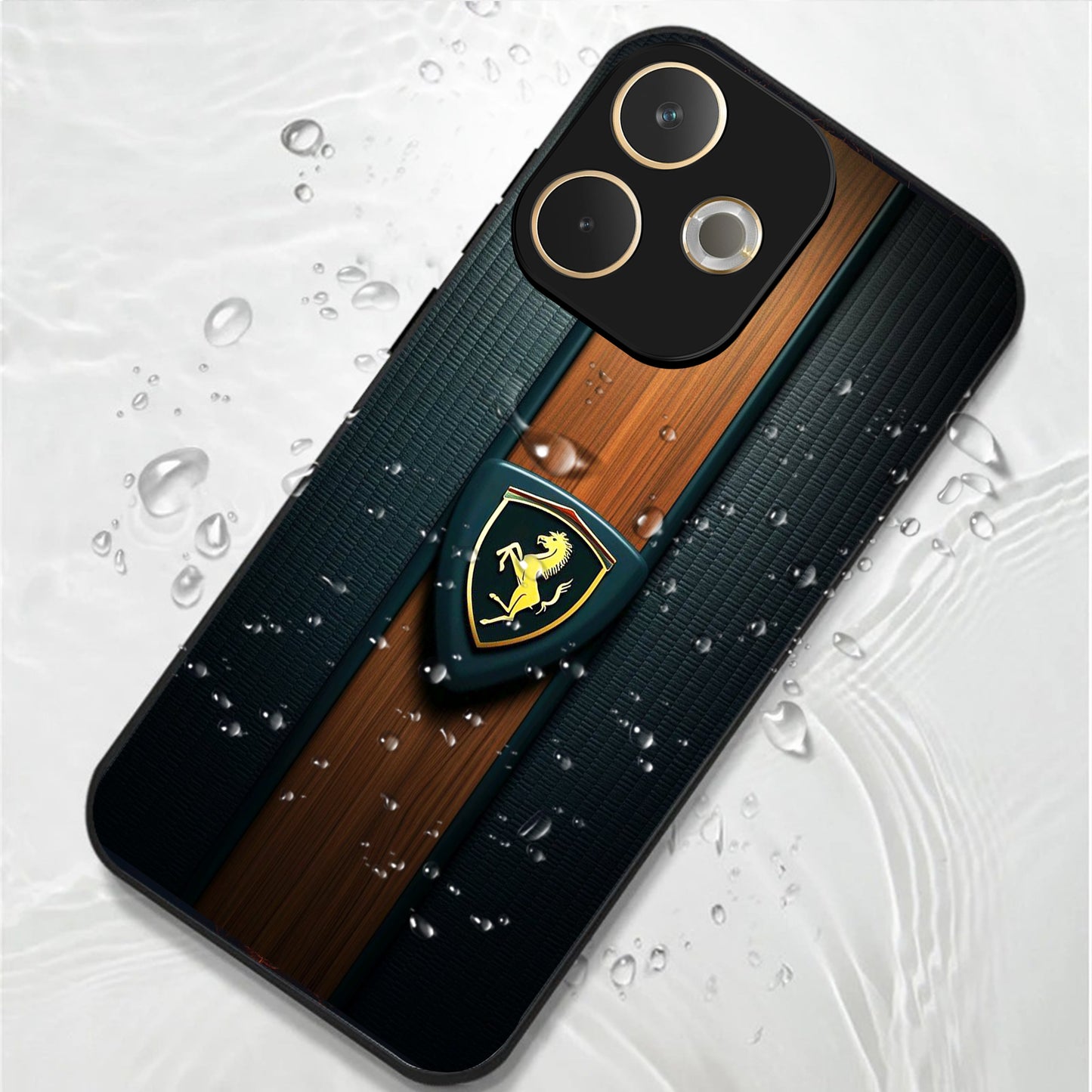 Oppo A5 Pro 5G Premium Acrylic Shockproof Glass Back Case (Royal Roadster)