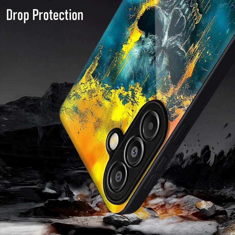 Samsung Galaxy A36 Premium Acrylic Shockproof Glass Back Case (Phantom Guard)