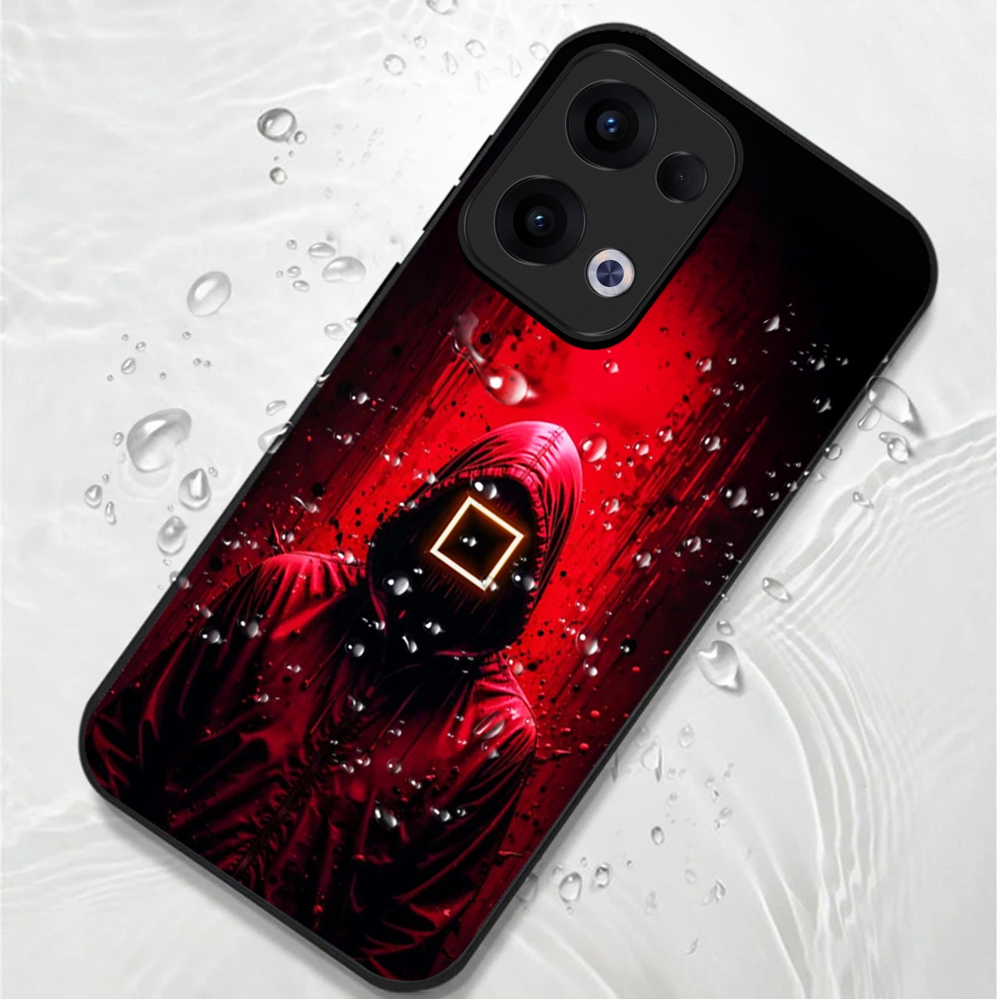 Oppo Reno 13 5G Premium Acrylic Shockproof Glass Back Case (Squid Game)