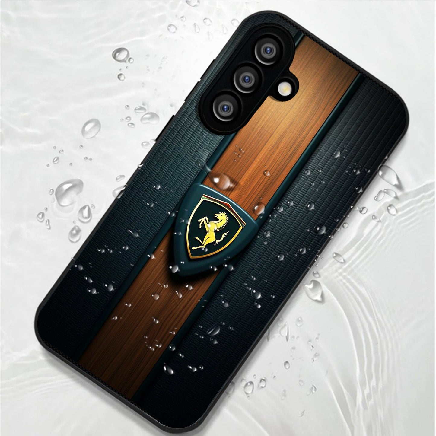 Samsung Galaxy A56 5G Premium Acrylic Shockproof Glass Back Case (Royal Roadster)