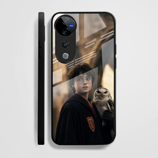 Vivo V40 Pro 5G Premium Acrylic Shockproof Glass Back Case (Harry)