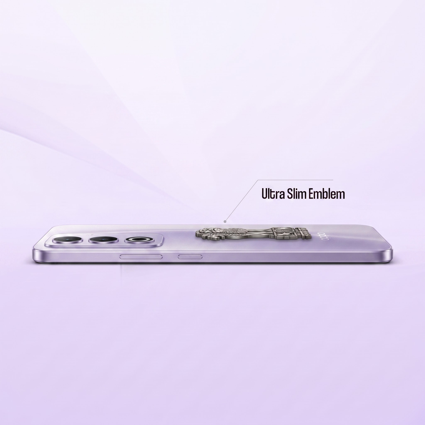 Oppo A3 Pro 5G Compatible Satyamev Jayate 3D Metal Emblem Sticker