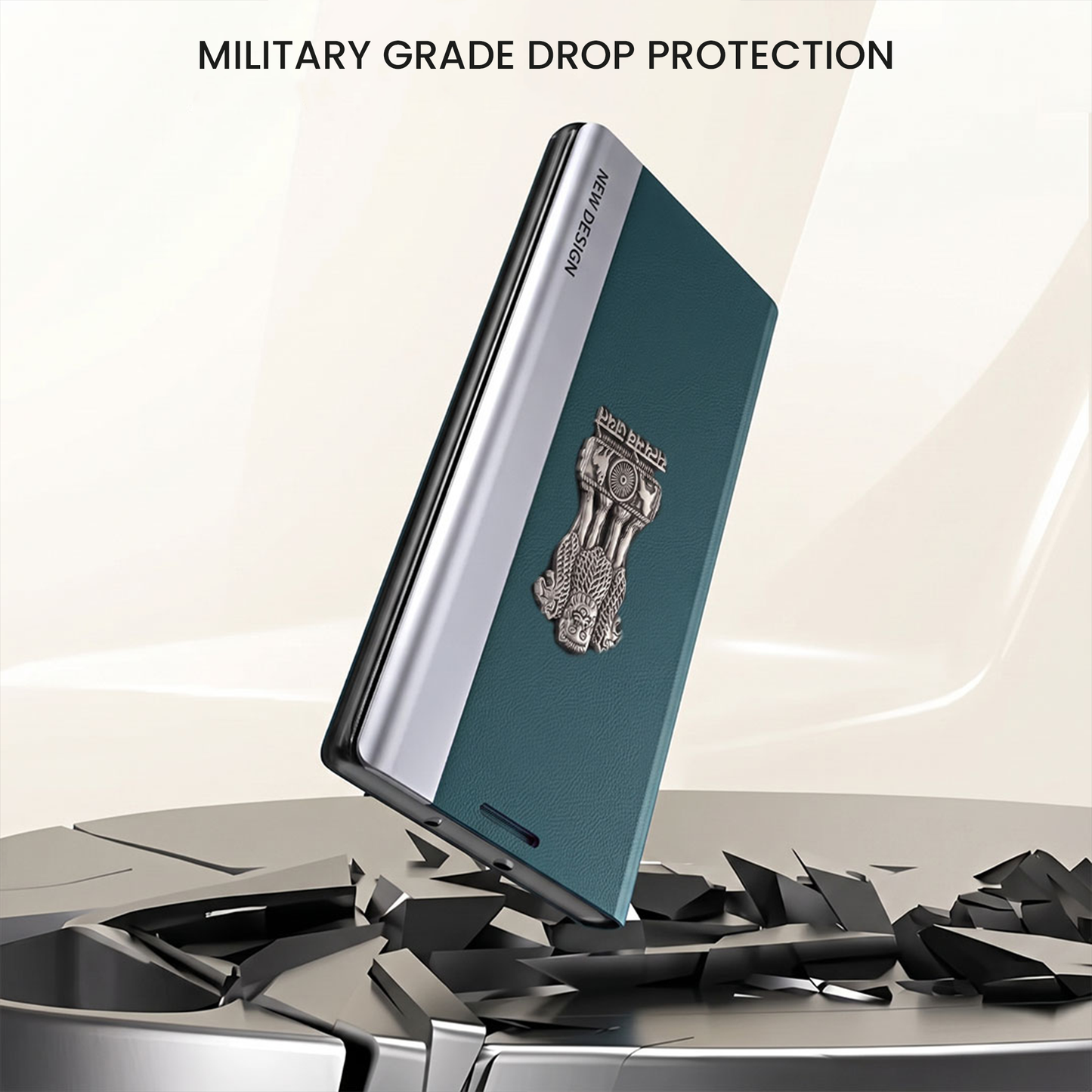 Vivo V40 Pro 5G Satyamev Jayate Flip Leather Case