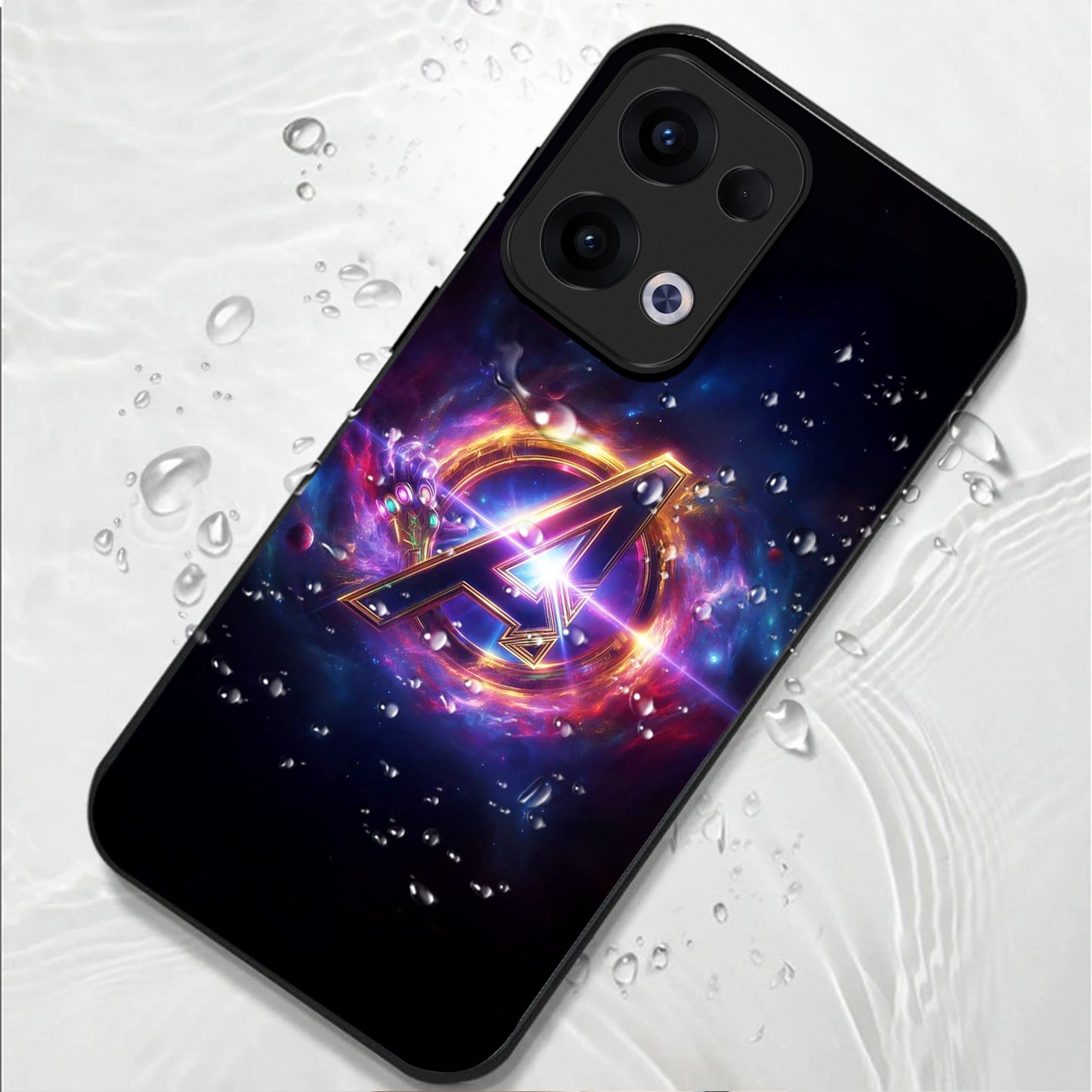 Oppo Reno 13 5G Premium Acrylic Shockproof Glass Back Case (Endgame Impact)