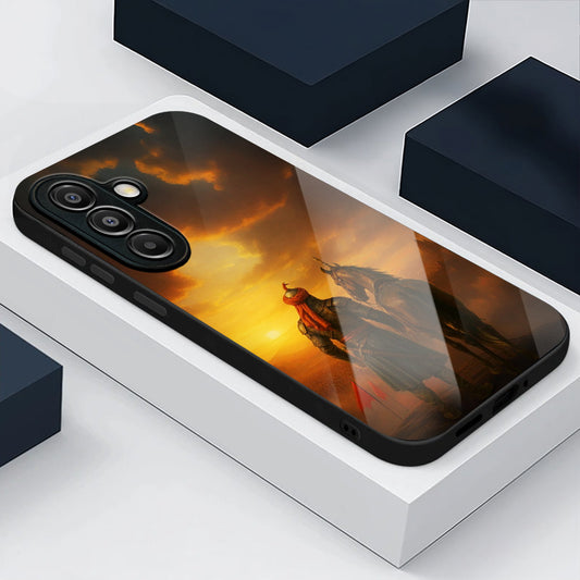 Samsung Galaxy A36 Premium Acrylic Shockproof Glass Back Case (Shourya)