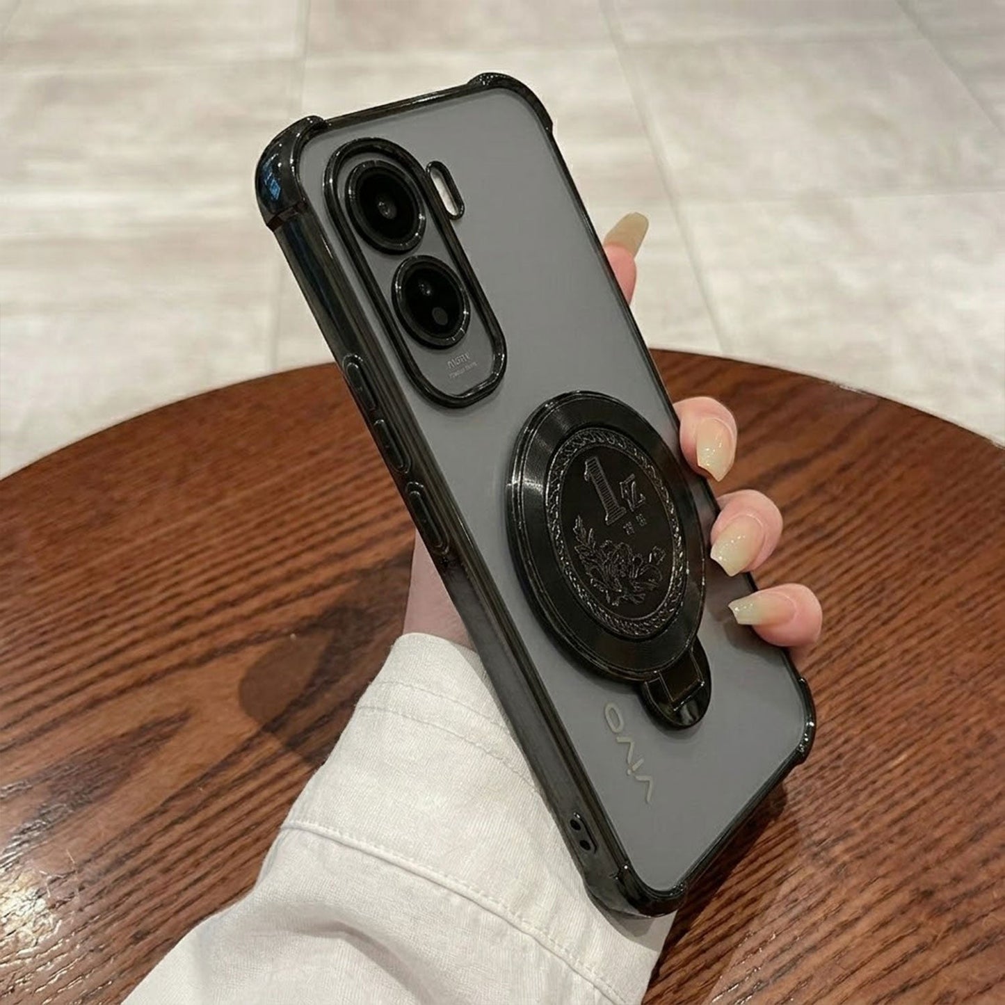 Vivo T5 Pro 5G Premium Billion Wheel Rotating Shockproof Airbags Case