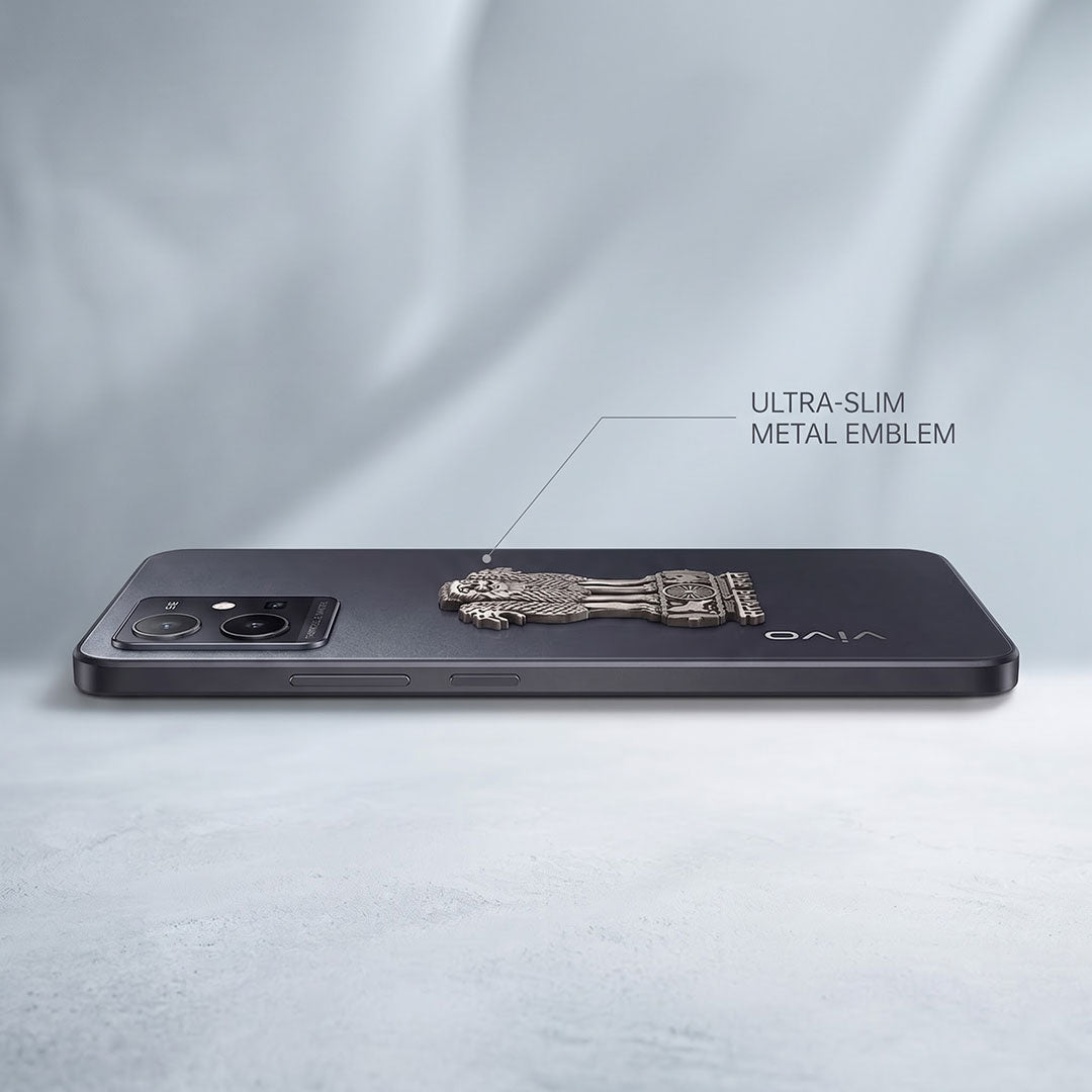 Vivo T1x 5G Compatible Satyamev Jayate 3D Metal Emblem Sticker