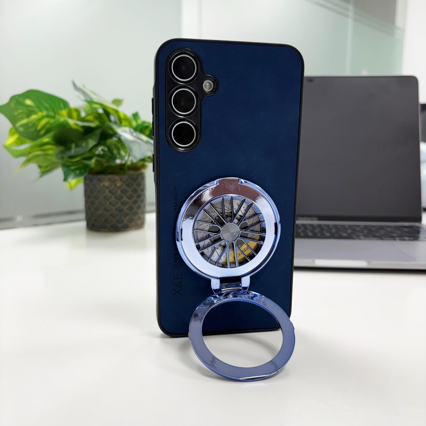 Samsung Galaxy A35 5G Best Selling Stress Buster Wheel Comfortable Touch Sheepskin Scratch Resistant Back Case