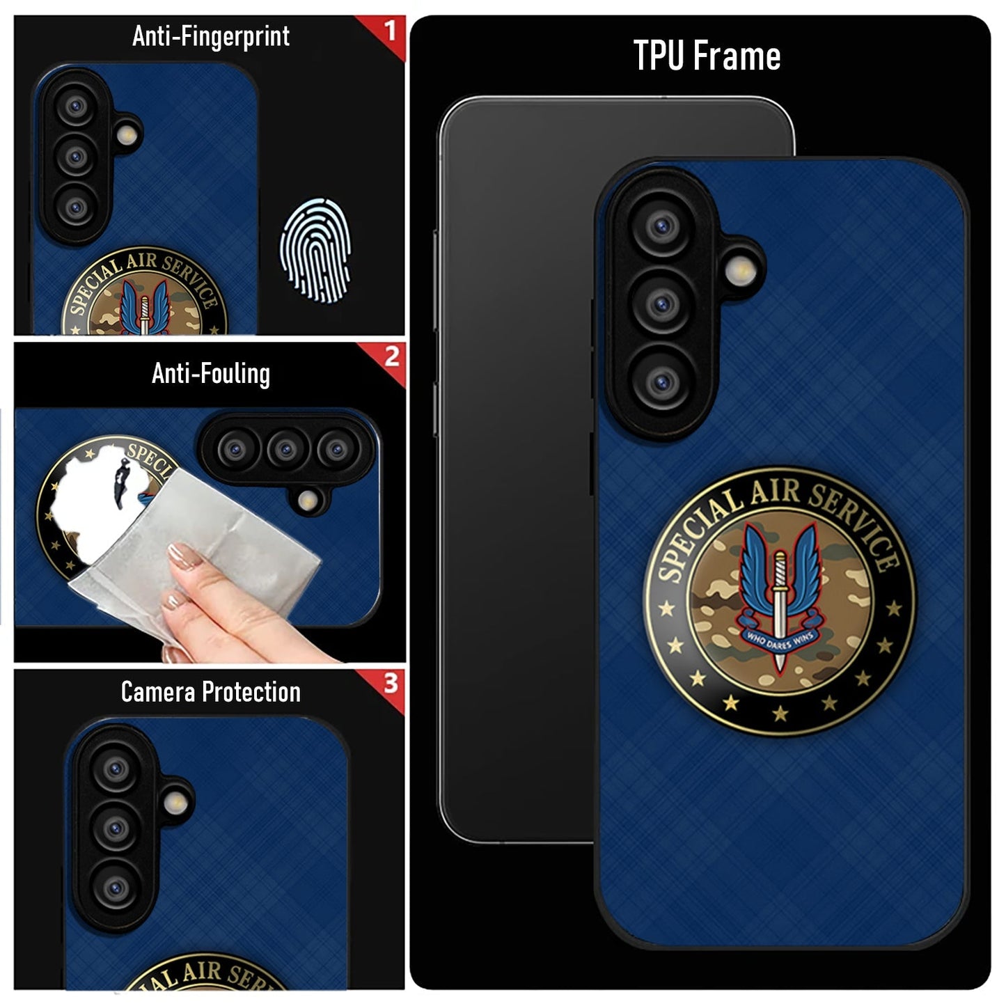 Samsung Galaxy A56 5G Premium Acrylic Shockproof Glass Back Case (Air Service)