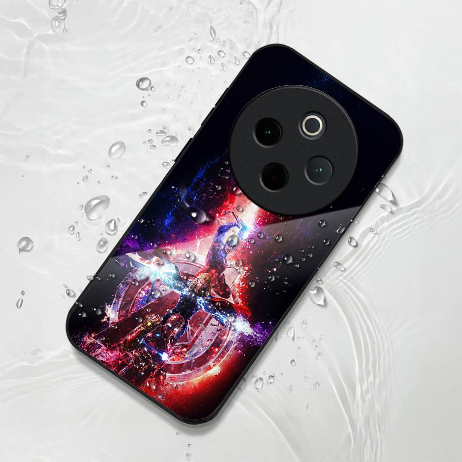 Vivo T4 5G Premium Acrylic Shockproof Glass Back Case (Infinity Blaster)