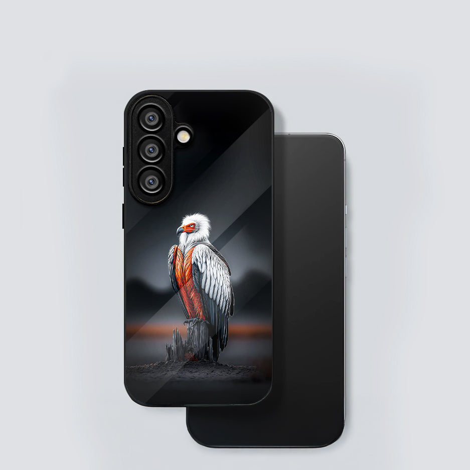 Samsung Galaxy A56 Premium Acrylic Shockproof Glass Back Case (Wild Grace)