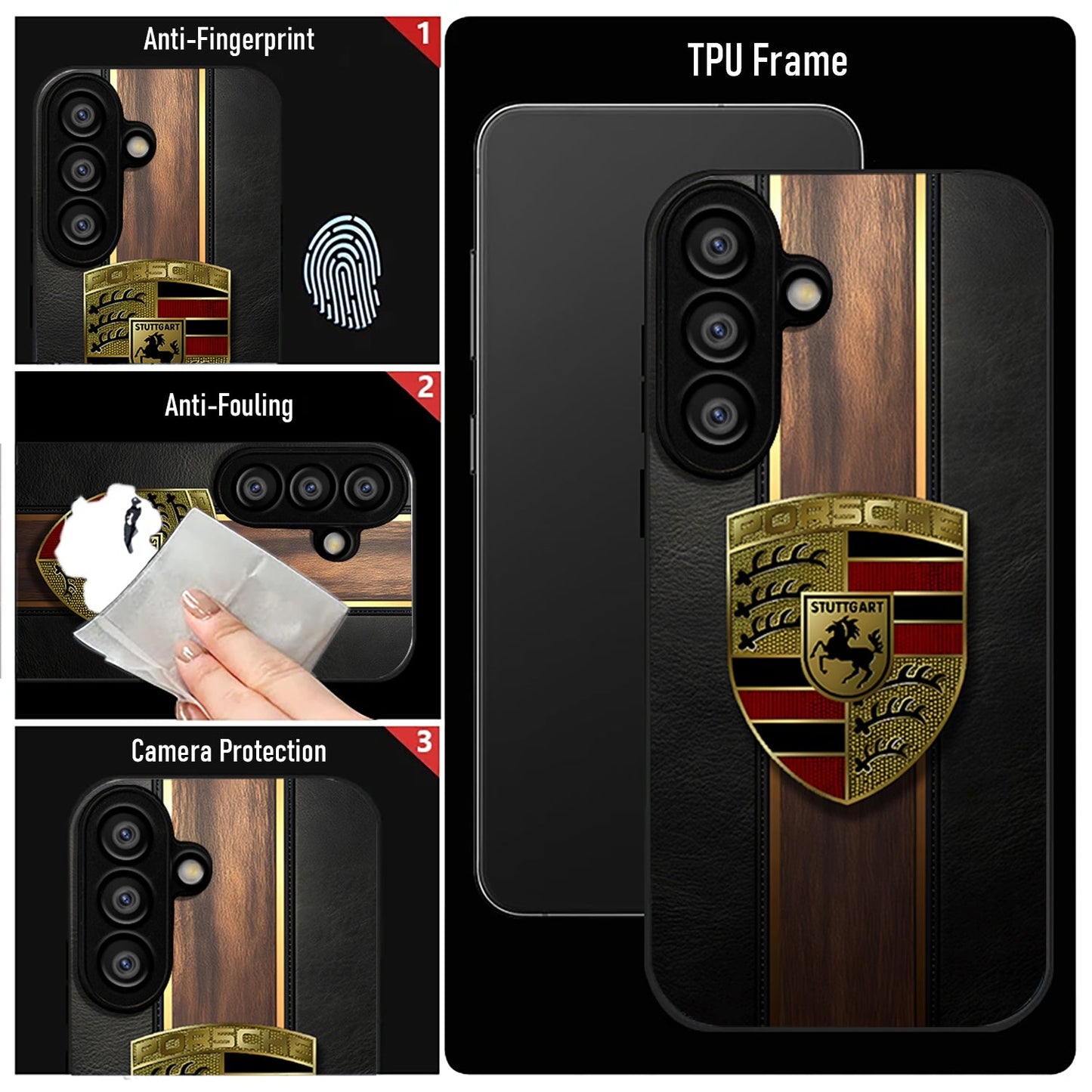 Samsung Galaxy A36 Premium Acrylic Shockproof Glass Back Case (Luxury Shield)