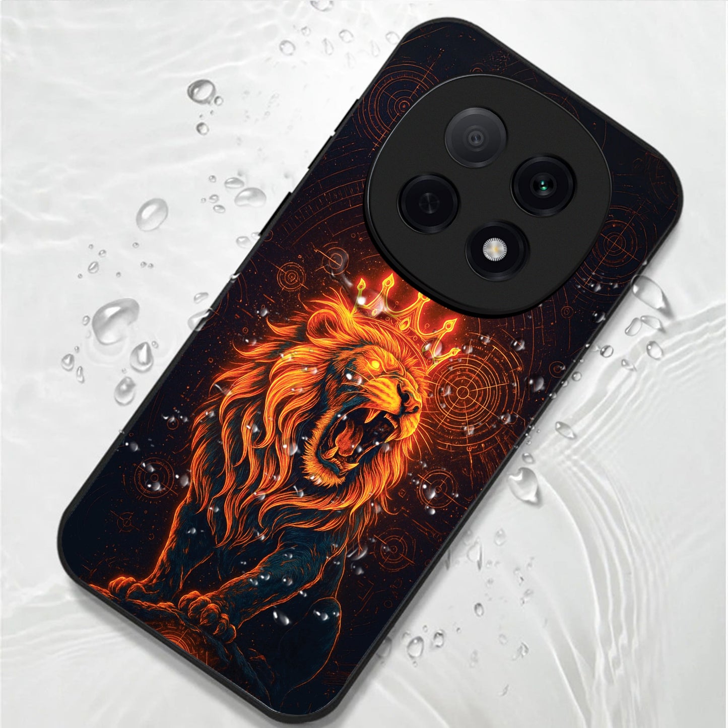 OPPO F29 Pro 5G Premium Acrylic Shockproof Glass Back Case (King of Cosmos)