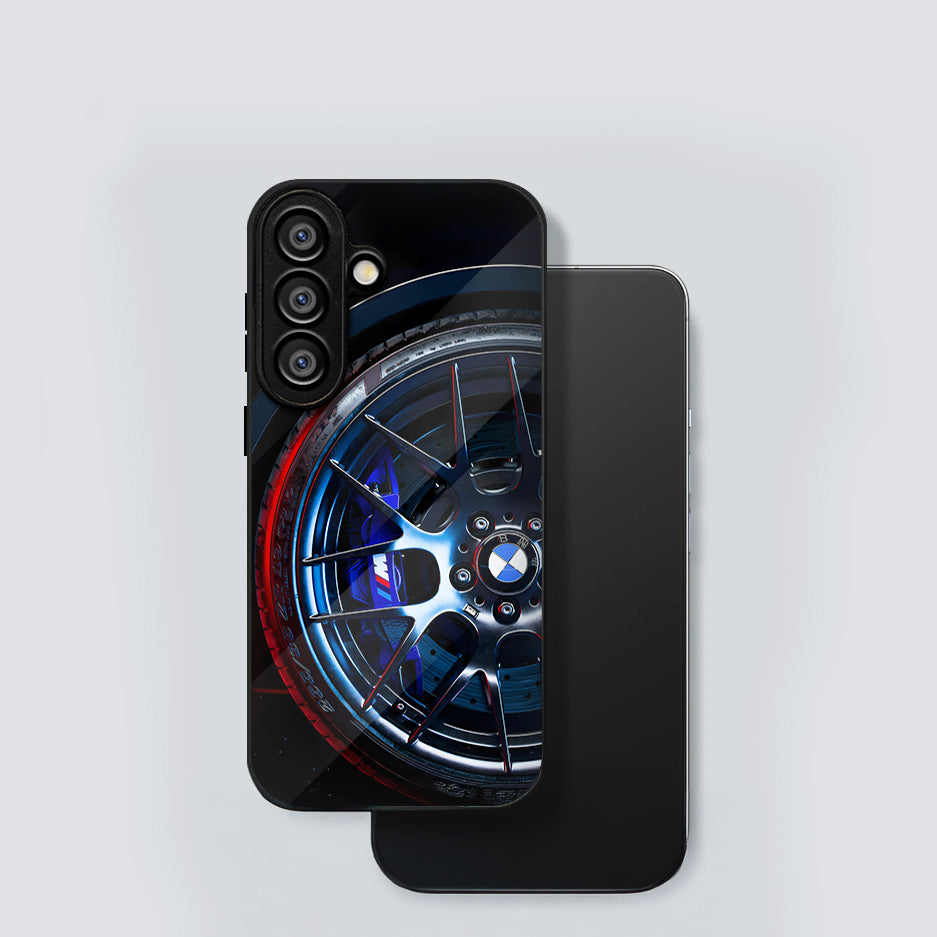 Samsung Galaxy A56 Premium Acrylic Shockproof Glass Back Case (WheelFusion)