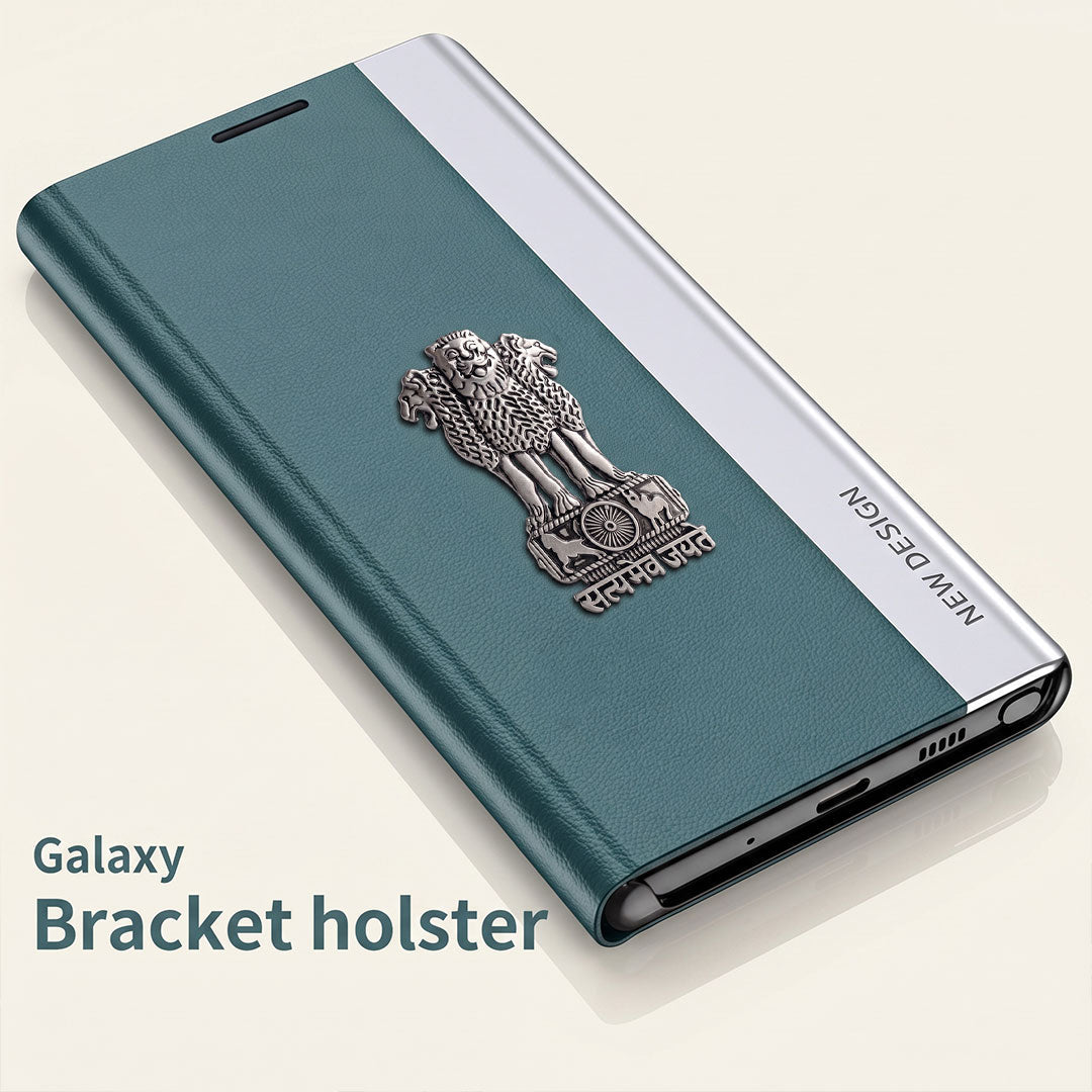 Oppo Reno 14 5G Satyamev Jayate Flip Leather Case