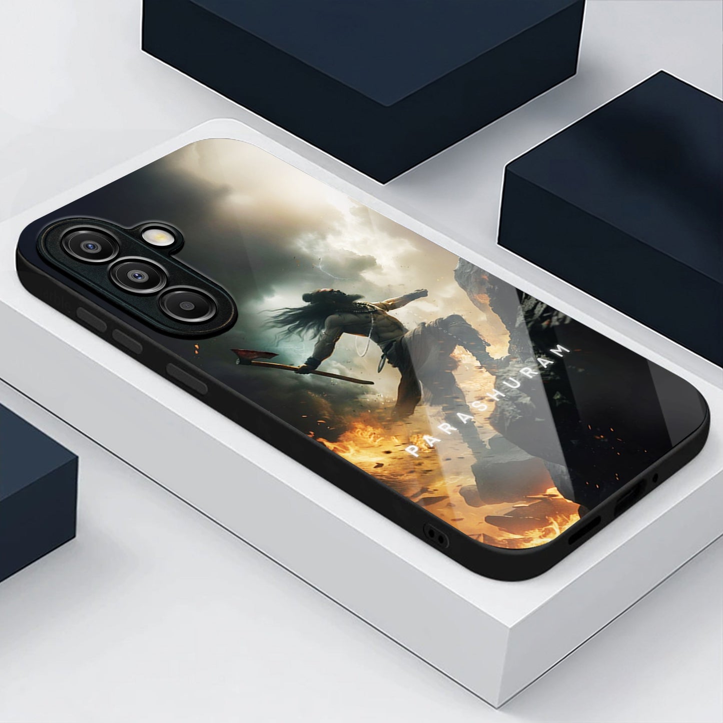 Samsung Galaxy A36 Premium Acrylic Shockproof Glass Back Case (AgniYodha)