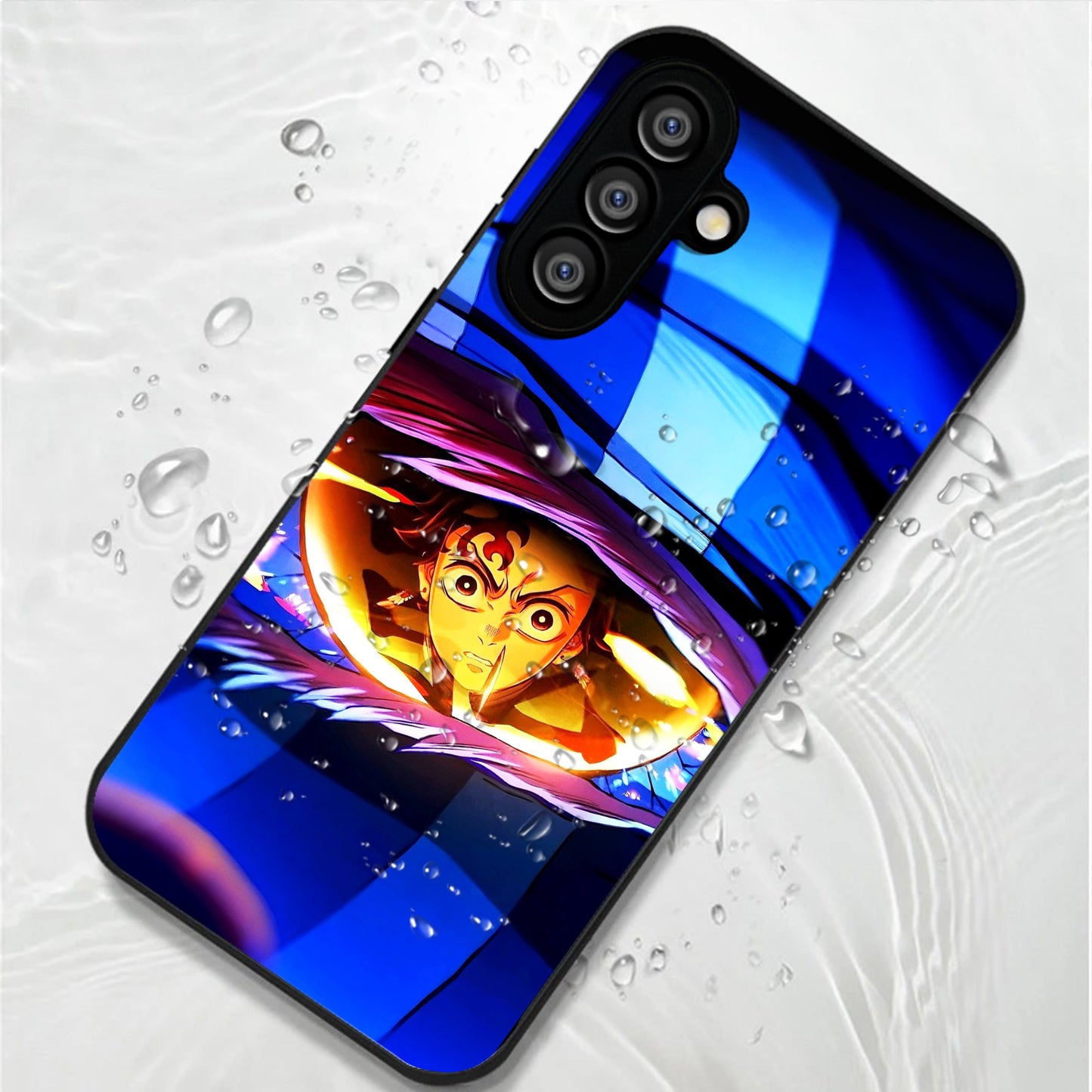 Samsung Galaxy A36 Premium Acrylic Shockproof Glass Back Case (Epic Battle)