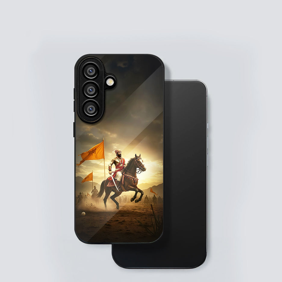 Samsung Galaxy A56 Premium Acrylic Shockproof Glass Back Case (Battle Glory)