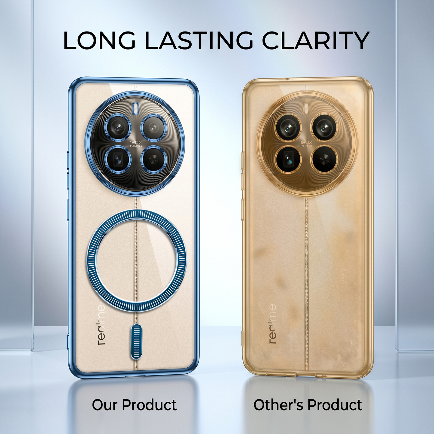Realme 12 Pro+ 5G Electroplated Magnetic Magsafe Case