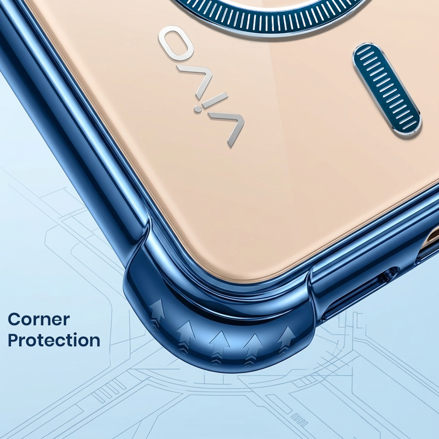 Vivo V60 5G Premium Magsafe Airbag Case