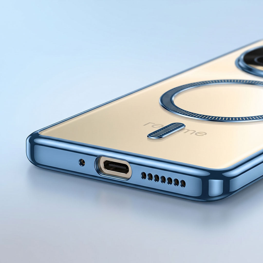 Realme 13 Pro+ 5G Electroplated Magnetic Magsafe Case