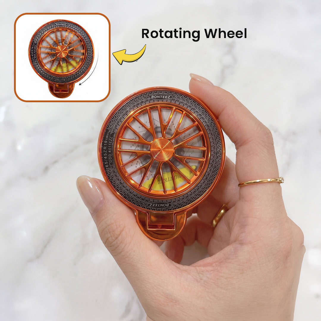 Motorola Edge 60 Pro 5G Stress Buster Wheel Rotating Airbag Cosmic Orange Case