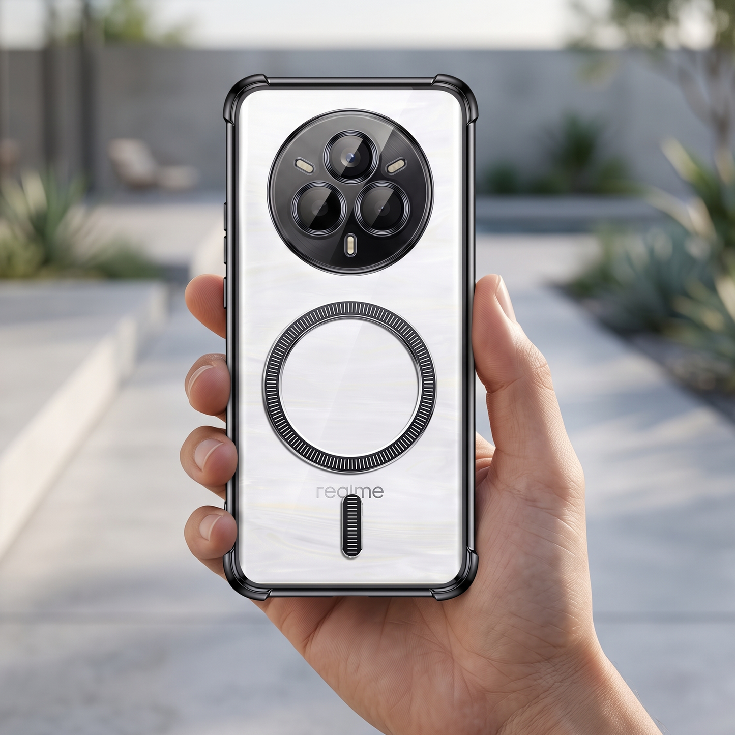 Realme 14 Pro Plus 5G Premium Magnetic Magsafe Airbag Case