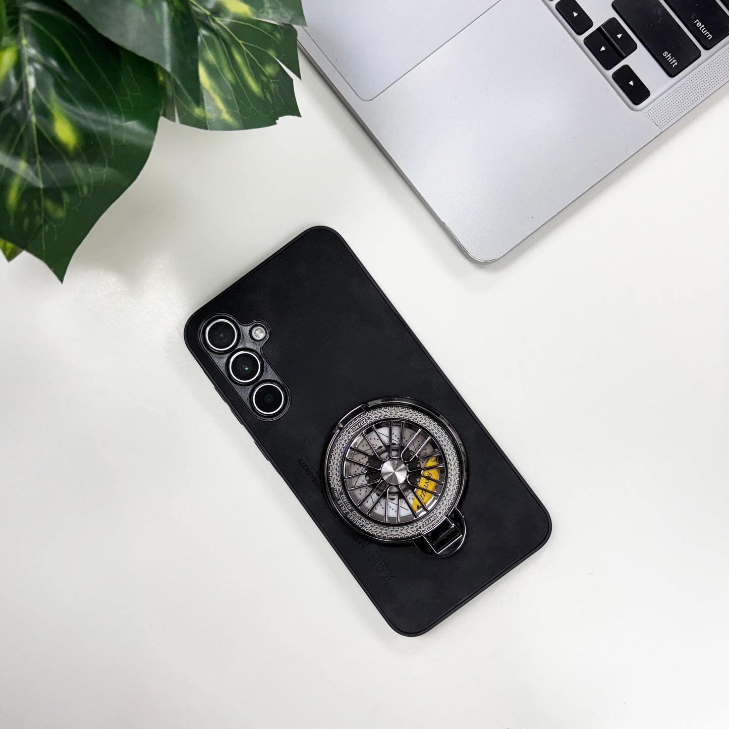 Samsung Galaxy A55 5G Best Selling Stress Buster Wheel Comfortable Touch Sheepskin Scratch Resistant Back Case